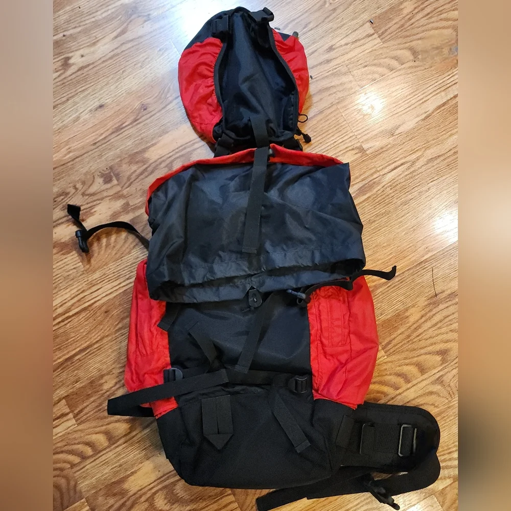 Vintage Red and Black Marlboro Gear Collectible Backpack
